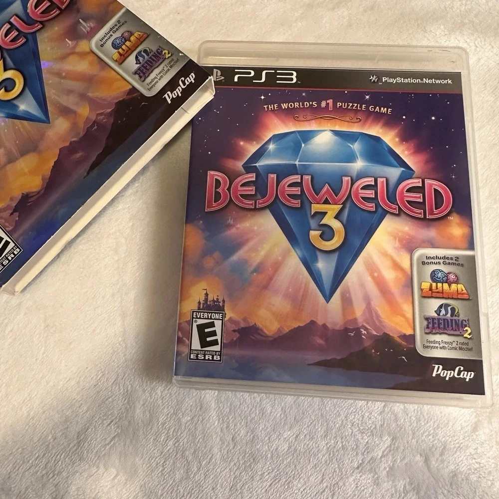 BEJEWELED 3 PS3 PlayStation 3 Game with Box